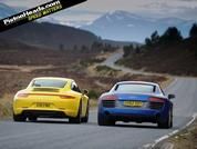 Porsche 911 C4 vs Audi R8 V10
